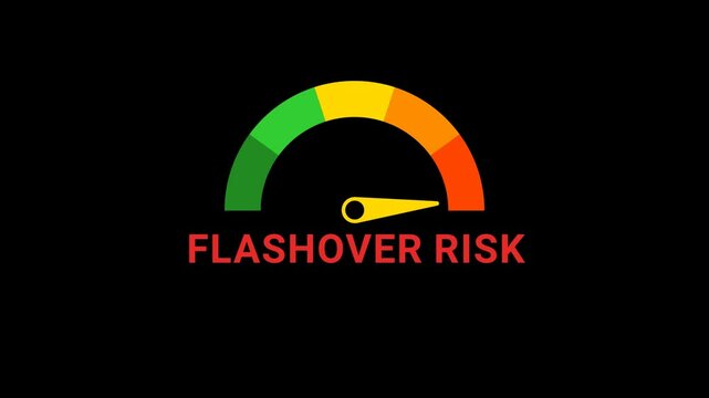 Flashover Risk meter Animation