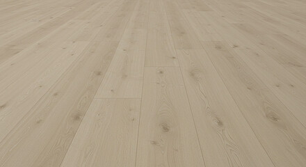 A close up shot of a light colored wooden floor with visible wood grain and plank patterns present
