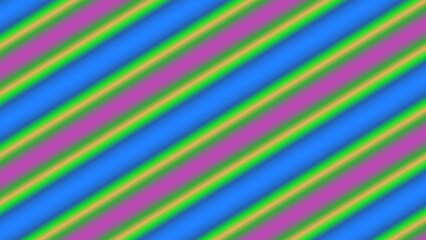 Obraz premium Diagonal stripes in vibrant rainbow hues