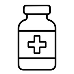medicine bottle icon on white background vector
Vector icon sport and health