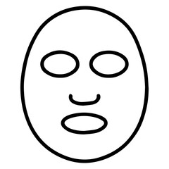 moisturizing mask icon on white background vector
Vector icon sport and health