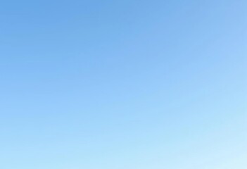 Vast, pale blue sky; soft gradient from light to deeper blue Peaceful, optimistic mood, nature, color