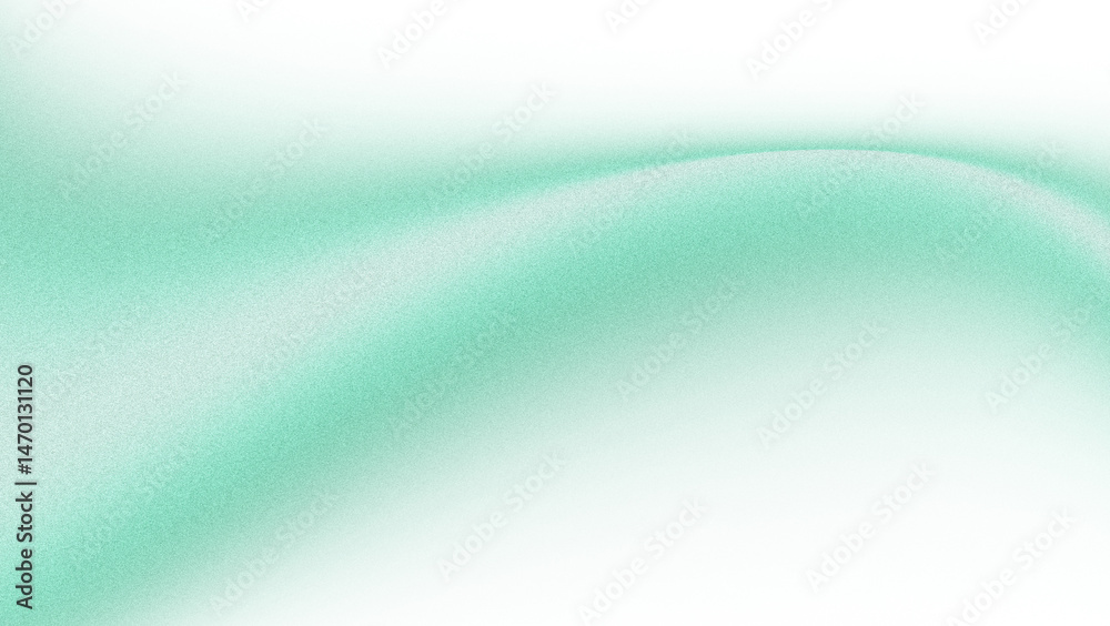 Leinwandbilder abstract teal gradient background with soft wave.