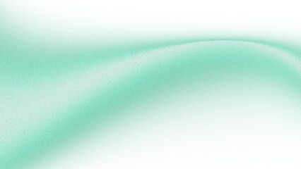 Obraz premium Abstract teal gradient background with soft wave.