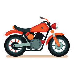 Fototapeta premium motor cycle vector image on white background