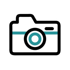 Camera Icon Representing Photography and Media Production
