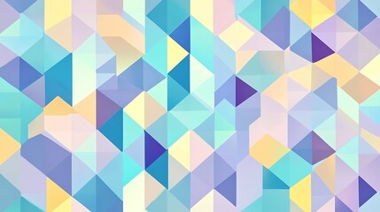 Obraz premium Pastel Geometric Triangle Pattern.