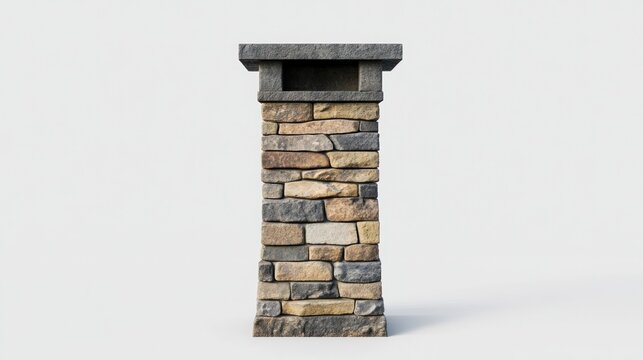 Stone pillar, decorative