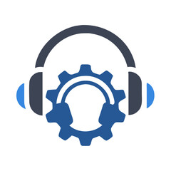 Ear Protection Icon Representing Noise Reduction and Hearing Safety