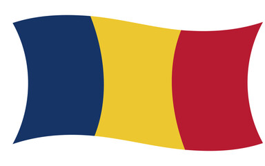 vector illustration, country flag, Romania flag