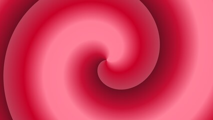 A hypnotic swirling vortex of deep crimson and light pink shades creating an illusion of depth and movement