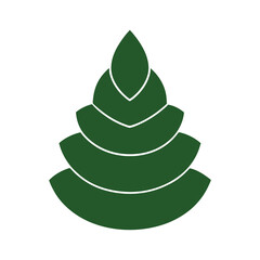 green christmas tree