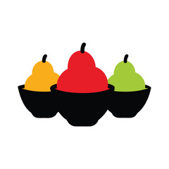 vector illustration of a set of colorful candies