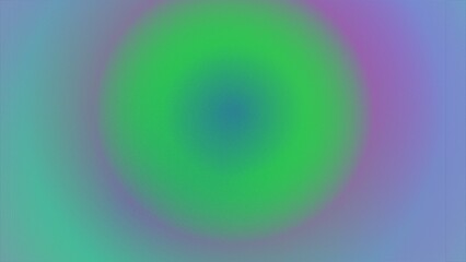 Abstract concentric circles of blurred pastel greens, blues, and purples