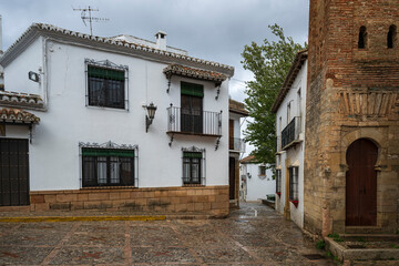 A quiet street in the quaint Andalusian town of Ronda, southern Spain. 