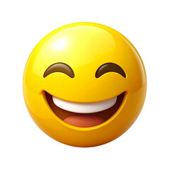 Winking Yellow Emoji with Friendly Smile – Transparent PNG" 