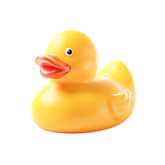 Cheerful Yellow Rubber Duck Bath Toy Fun