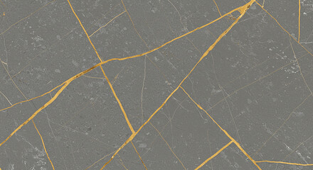 A close up of gray marble with gold veins running through it creating a luxurious and elegant texture