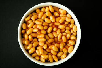 A Bowl of Classic Baked Beans In Tomato Sauce Meal