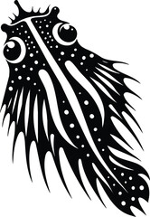 Obraz premium Walking Fish Graphic