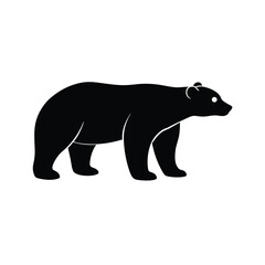 silhouette of a bear