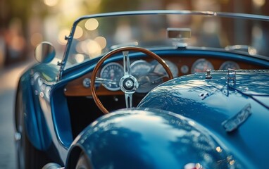 Blue Classic Timeless Roadster Detail
