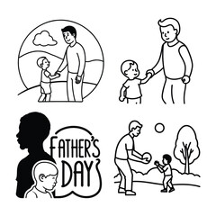 fathers and baby ,fathers day special 