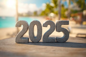 2025 Year on Beach