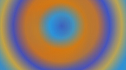 Concentric circles of blurred orange and blue hues (4)