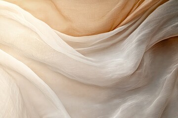 Obraz premium A warm blur of cinnamon beige and pale gray cozy and clean