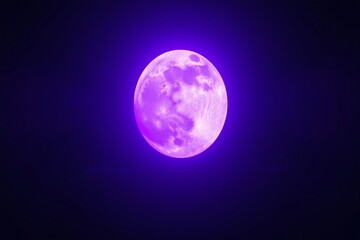 Purple moon aesthetic images, photos, illustration, horizontal