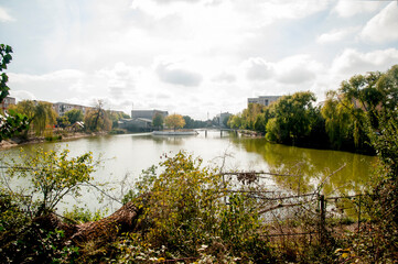 Fototapeta premium river in the city