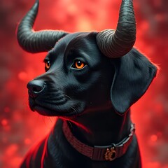 Obraz premium black labrador retriever