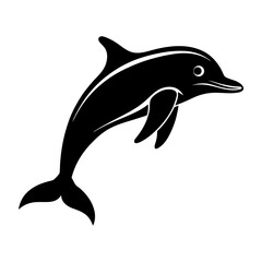 Dolphin Silhouette vector illustration