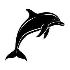 Dolphin Silhouette vector illustration