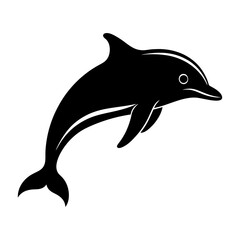 Dolphin Silhouette vector illustration