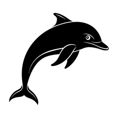 Dolphin Silhouette vector illustration