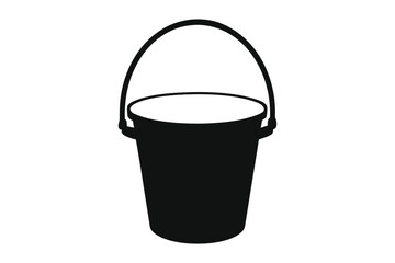 Bucket  Silhouette Vector bundle  illustration, Bucket  Silhouette
