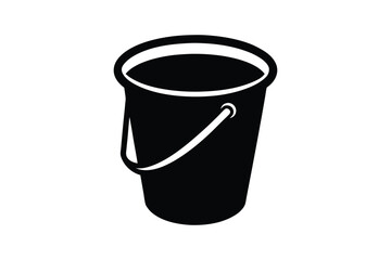 Bucket  Silhouette Vector bundle  illustration, Bucket  Silhouette