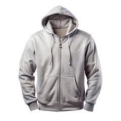 gray jacket isolated on white background