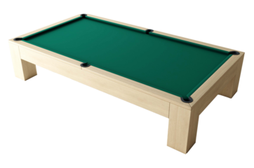 Billiard table isolated. Billiard table with balls and cue isolated.	
