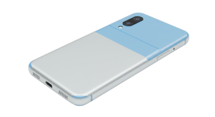 Isolated Blue Smartphone