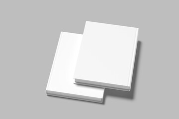 realistic cover book blank mockup 3d with shadow