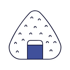 Rice Ball (Onigiri) Icon &ndash; Japanese Food and Snack Symbol
