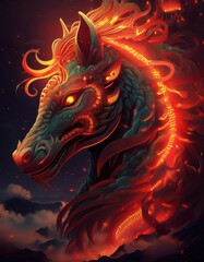 Celebrating the Lunar New Year of the Fire Horse with vibrant colors and intricate designs