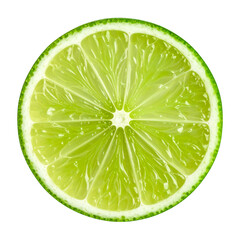 Untitled design - Glossy Lime Slice with Natural Highlights – Citrus Fruit PNG Element”