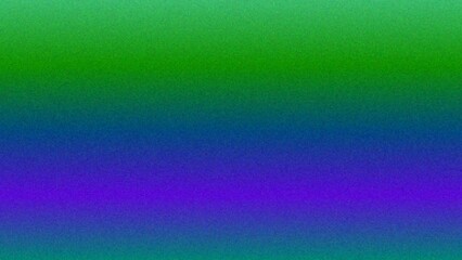 A vibrant horizontal gradient transitions smoothly from bright green to deep blue, with subtle purple hues in between.  The texture is slightly grainy