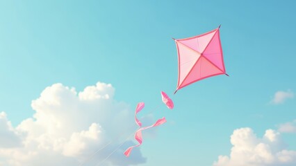 Sky Kite Flying Scene