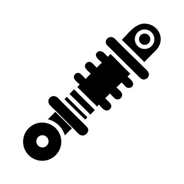 Shock Absorber Icon &ndash; Suspension System Symbol for Vehicle and Automotive Parts