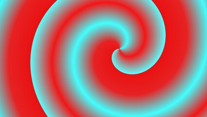 A vibrant, swirling vortex of red and cyan hues (1)